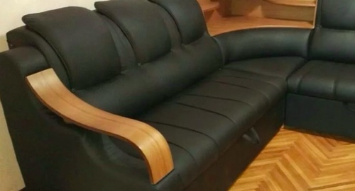 Перетяжка кожаного дивана. Южно-Сахалинск